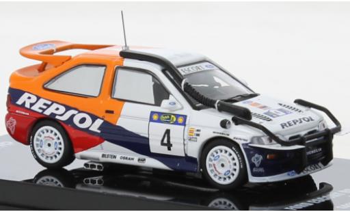 Diecast model cars Ford Escort Cosworth RS No.4 Pilote Team Repsol Rally WM Safari Rally 1996 1/64 INNO64