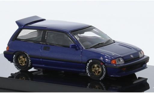 Diecast model cars Honda Civic Si E-AT blue RHD 1/64 INNO64