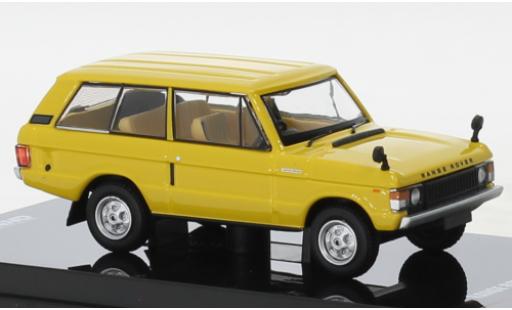 Diecast model cars Land Rover Range Rover Classic yellow RHD 1/64 INNO64