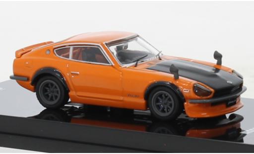 Diecast model cars Nissan Fairlady Z S30 () orange/black RHD 1/64 INNO64