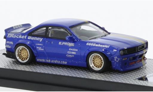 Diecast model cars Nissan Silvia S14 () Rocket Bunny blue/purple RHD Tomonori Idekawa 1/64 INNO64