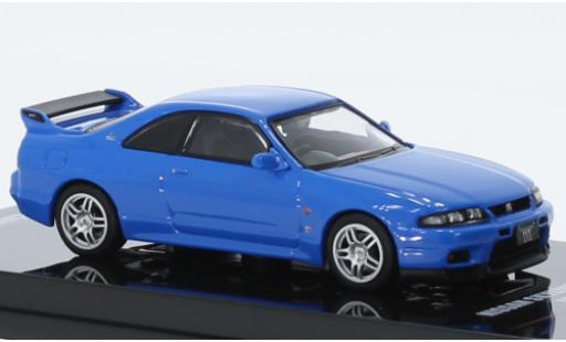 Diecast model cars Nissan Skyline R33 GT-R () LM limited blue RHD 1/64 INNO64