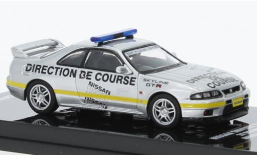 Diecast model cars Nissan Skyline R33 GT-R () RHD Official Pace Car 24h Le Mans 1997 1/64 INNO64