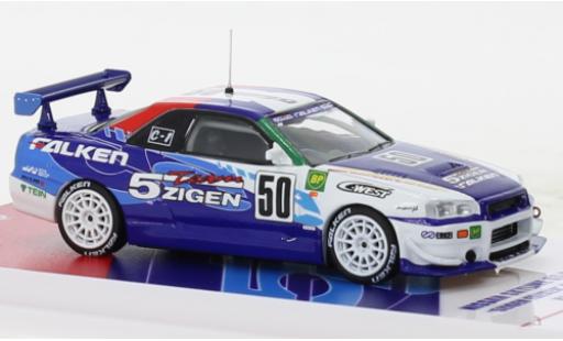 Diecast model cars Nissan Skyline R34 GT-R () RHD No.50 Super 2000 1/64 INNO64