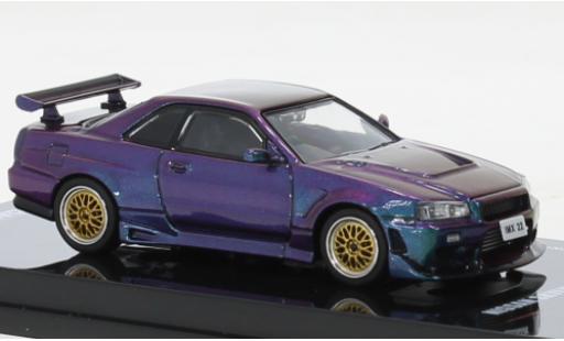Diecast model cars Nissan Skyline R34 GT-T () RHD 1/64 INNO64