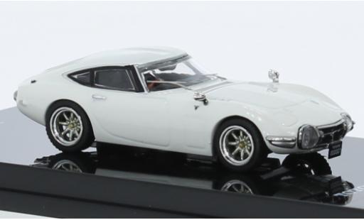 Diecast model cars Toyota 2000 GT MF10 white RHD 1/64 INNO64