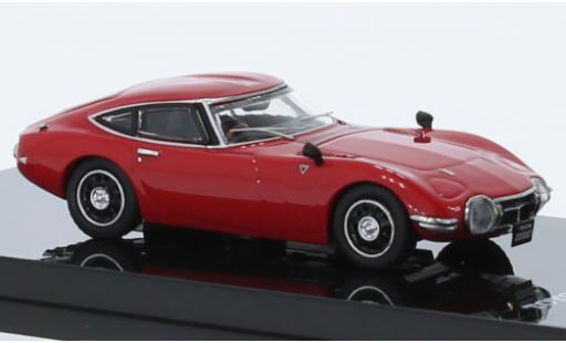 Diecast model cars Toyota 2000 GT MF10 red RHD 1/64 INNO64