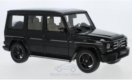 Diecast model cars Mercedes Classe G Base (W463) black 2015 1/18 iScale