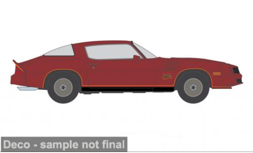 Diecast model cars Chevrolet Camaro Z28 Z 28 red 1978 1/64 IXO America