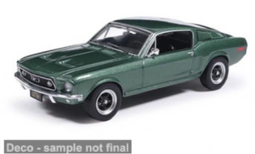 Diecast model cars Ford Mustang Hardtop green 1968 1/43 IXO America