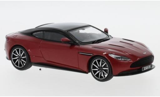 Diecast model cars Aston Martin DB11 coupe DB 11 metallic red/black 2016 1/43 IXO