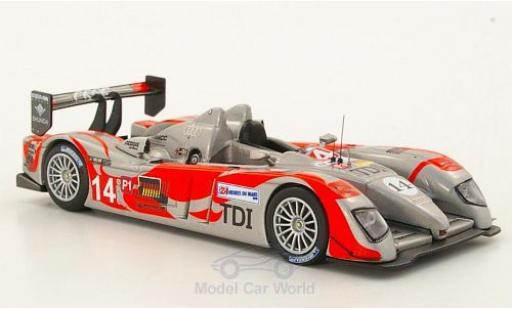 Diecast model cars Audi R10 course TDI No.14 24h Le Mans 2010 C.Bouchut 1/43 IXO