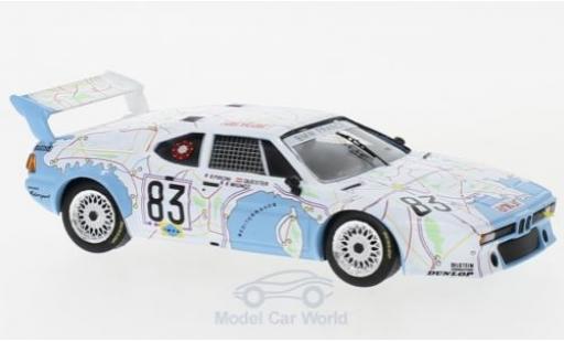 Diecast model cars Bmw M1 1980 No.83 24h Le Mans D.Pironi/D.Quester/M.Mignot 1/43 IXO