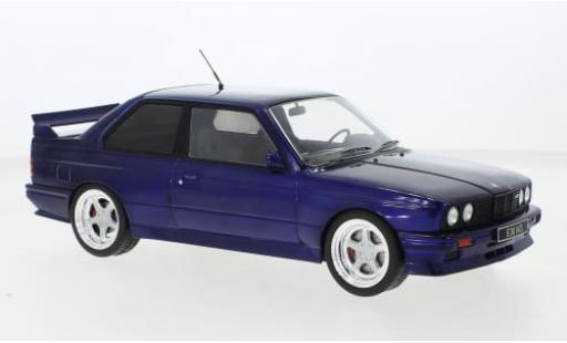 Diecast model cars Bmw M3 coupe (E30) metallise blue 1989 1/18 IXO