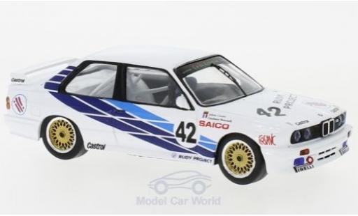 Diecast model cars Bmw M3 wtcc (E30) No.42 CiBiEmme Dijon 1987 J.Cecotto/G.Brancatelli 1/43 IXO