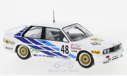 Diecast model cars Bmw M3 wtcc (E30) No.48 CiBiEmme 1987 J.Calderari/F.Mancini 1/43 IXO