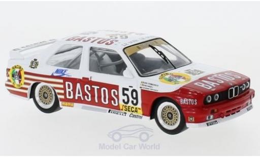 Diecast model cars Bmw M3 wtcc (E30) No.59 Bastos 24h Spa 1987 D.Vermeersch/G.Fontanesi/M.Micangeli 1/43 IXO