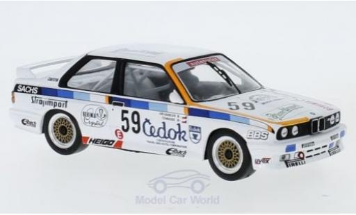 Diecast model cars Bmw M3 etcc (E30) No.59 1988 O.Vanicek/V.Tomasek 1/43 IXO