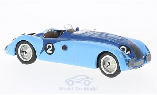 Diecast model cars Bugatti 57 G (course) Type RHD No.2 24h Le Mans 1937 J-P.Wimille/R.Benoist 1/43 IXO
