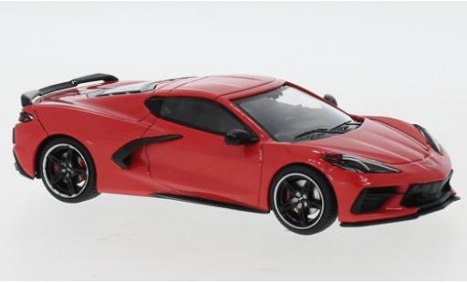 Diecast model cars Chevrolet Corvette Coupe C8 red 2020 1/43 IXO