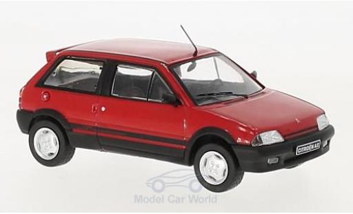 Diecast model cars Citroen AX GTI red 1991 1/43 IXO