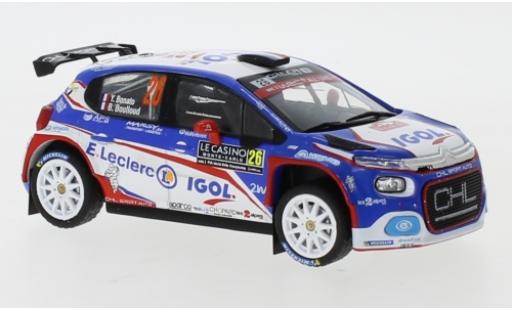 Diecast model cars Citroen C3 R5 No.26 Rally WM Rally Monte Carlo 2020 Y.Bonato/B.Boulloud 1/43 IXO