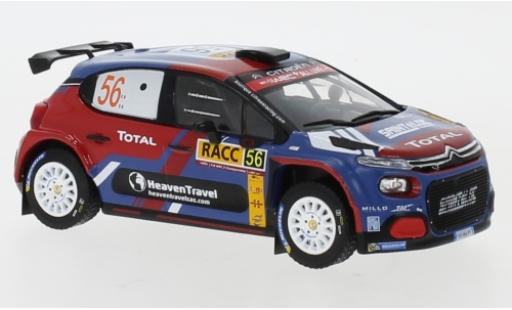 Diecast model cars Citroen C3 R5 No.56 Rally WM Rally Catalunya 2019 E.Camilli/B.Eillas 1/43 IXO