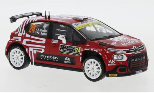 Diecast model cars Citroen C3 Rally2 Rally 2 No.24 Rally Monte Carlo 2021 E.Camilli/F-X.Buresi 1/43 IXO