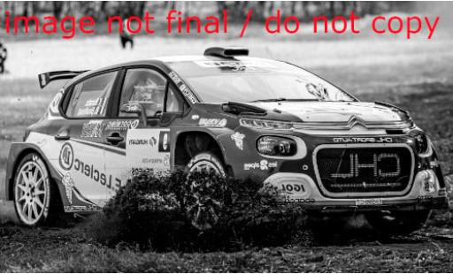 Diecast model cars Citroen C3 Rally2 No.9 ERC Rally Ungarn 2021 1/43 IXO