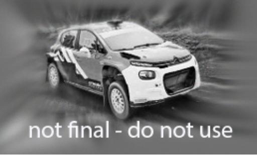 Diecast model cars Citroen C3 WRC Rally2 Rally Fafe Test 2025 1/43 IXO