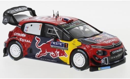 Diecast model cars Citroen C3 WRC No.1 Red Bull Rally Finnland 2019 S.Ogier/J.Ingrassia 1/43 IXO