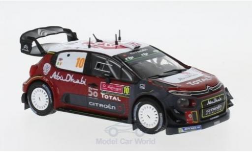 Diecast model cars Citroen C3 WRC No.10 Rally WM Rally Portugal 2018 K.Meeke/P.Nagle 1/43 IXO