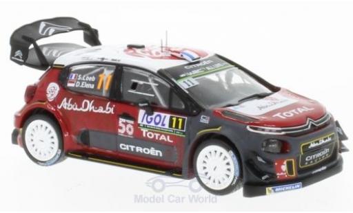 Diecast model cars Citroen C3 WRC No.11 Rally WM Rally Tour de Corse 2018 S.Loeb/D.Elena 1/43 IXO
