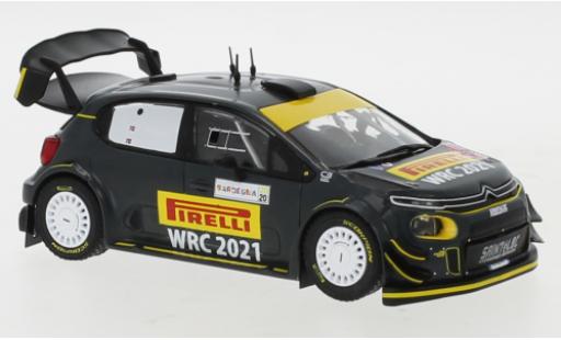 Diecast model cars Citroen C3 WRC Rally WM Rally Sardinien 2020 P.Solberg/A.Mikkelsen 1/43 IXO