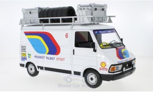Diecast model cars Citroen C3 Fourgonnette 5 1985 Peugeot Talbot Sport Assistance 1/18 IXO