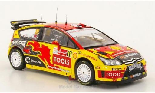 Diecast model cars Citroen C4 WRC No.11 Rally WM Rally Mexico 2010 P.Solberg/D.Mills 1/43 IXO
