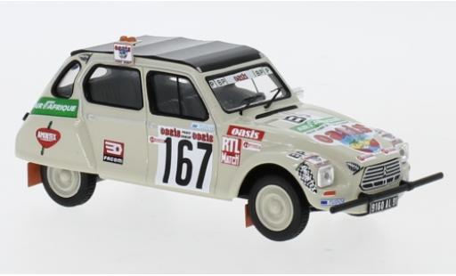 Diecast model cars Citroen Dyane course No.167 Rally Paris Dakar 1979 C.Sandron/P.Alberto 1/43 IXO