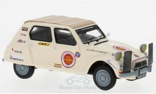 Diecast model cars Citroen Dyane course Raid Paris - Kabul 1970 1/43 IXO