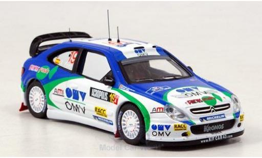 Diecast model cars Citroen Xsara WRC No.19 Rally Acropolis 2005 Pons/del Barrio 1/43 IXO