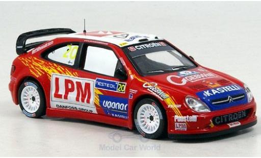 Diecast model cars Citroen Xsara WRC No.20 Rally WM Rally Finnland 2006 Tuohino 1/43 IXO