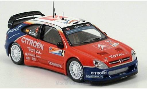Diecast model cars Citroen Xsara WRC Rally WM Rally Argentinien 2004 C.Sainz/Martin 1/43 IXO