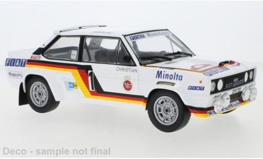Diecast model cars Fiat 131 Abarth No.1 Minolta Rally Hunsr&Atilde;&frac14;ck 1979 W.R&Atilde;&para;hrl/C.Geistd&Atilde;&para;rfer 1/18 IXO