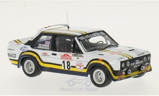 Diecast model cars Fiat 131 Abarth No.18 VS Corse Rally WM Rally Sanremo 1978 A.Pasetti/G.Barban 1/43 IXO