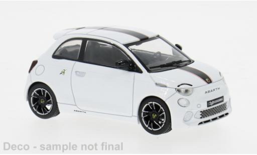Diecast model cars Fiat 500 Abarth e white 2024 1/43 IXO