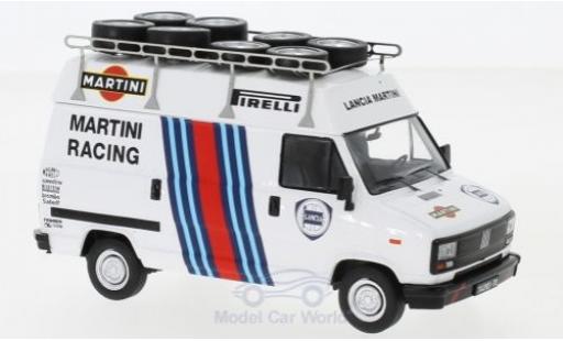 Diecast model cars Fiat Ducato Kasten Lancia Martini Martini Rally WM 1984 with rooftr&Atilde;&curren;ger and Reifen 1/43 IXO