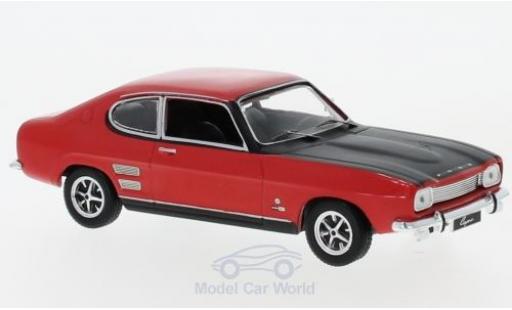 Diecast model cars Ford Capri 1700 MKI GT red/black 1970 1/43 IXO