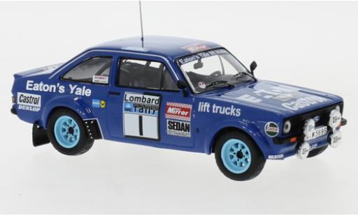Diecast model cars Ford Escort RS MK II No.1 Eaton Yale Rally WM RAC Rally 1979 H.Mikkola/A.Hertz 1/43 IXO