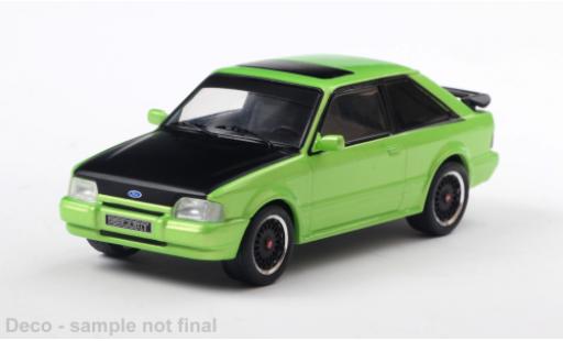 Diecast model cars Ford Escort XR3 MK IV metallise green 1990 1/43 IXO