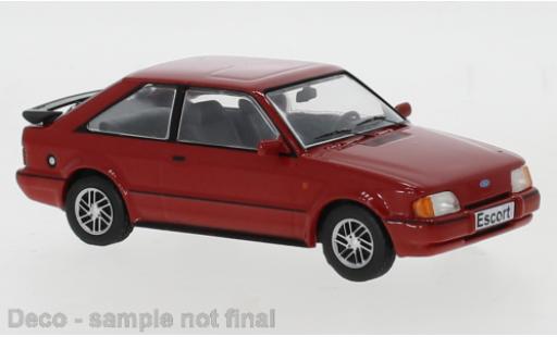 Diecast model cars Ford Escort XR3 Mk IV red 1990 1/43 IXO