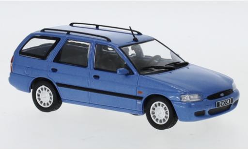 Diecast model cars Ford Escort Turnier Mk VII metallic blue 1996 1/43 IXO